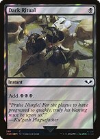 Dark Ritual (40K-196★) - common - Foil