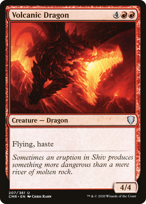 Volcanic Dragon (CMR-207) - uncommon - Foil