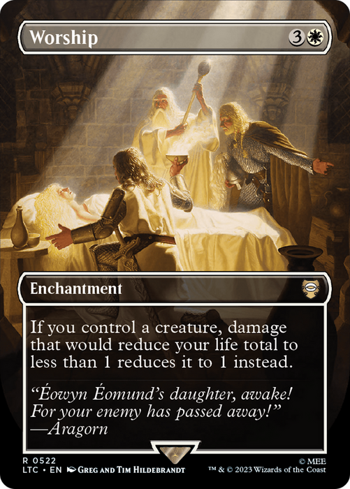 Worship (LTC-522) - rare (Borderless) - Foil