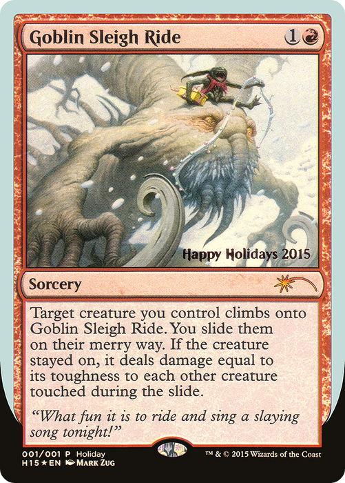 Goblin Sleigh Ride (SPECIAL-015) - mythic - Foil
