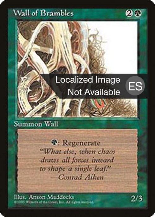 Wall of Brambles (4BB-282) - uncommon