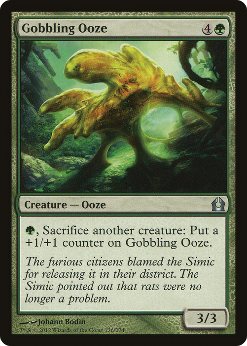 Gobbling Ooze (RTR-126) - uncommon - Foil