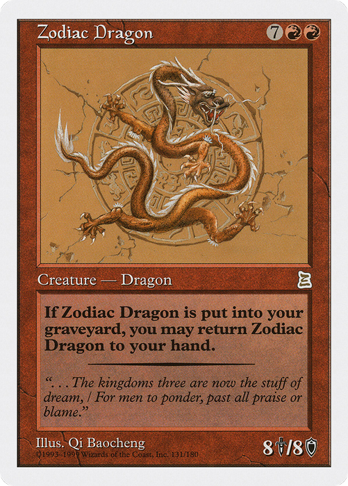 Zodiac Dragon (PTK-131) - rare