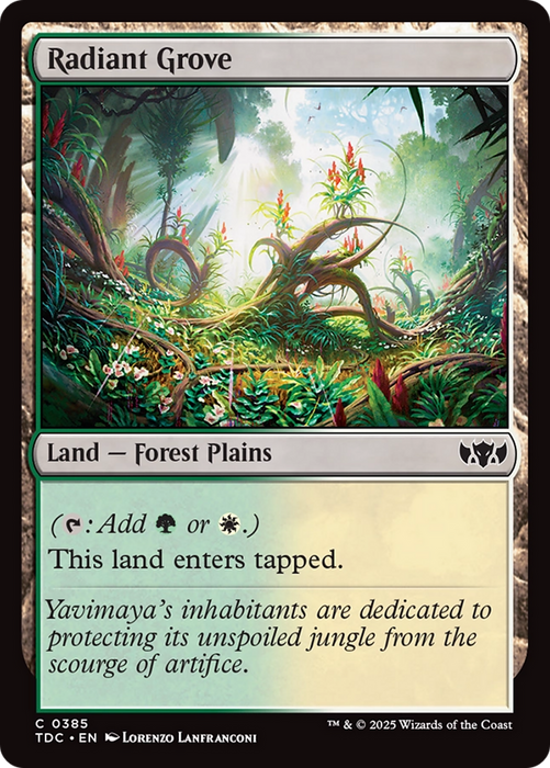 Radiant Grove (TDC-385) - common