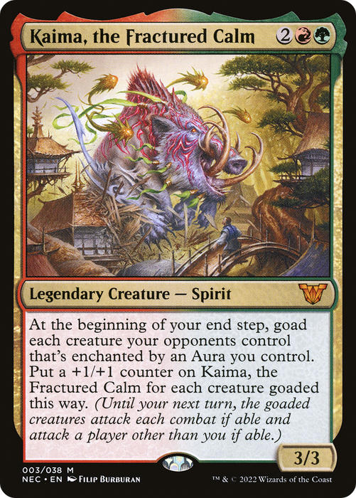 Kaima, the Fractured Calm (NEC-003) - mythic - Foil