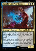 Rassilon, the War President (WHO-755) - rare - Foil