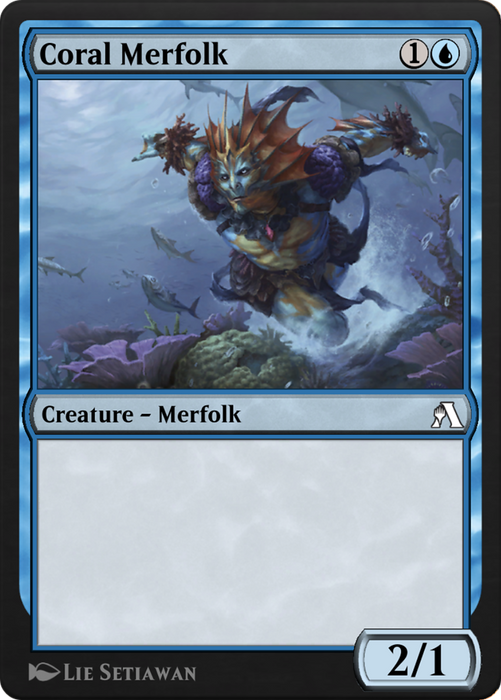 Coral Merfolk (ANB-026) - common