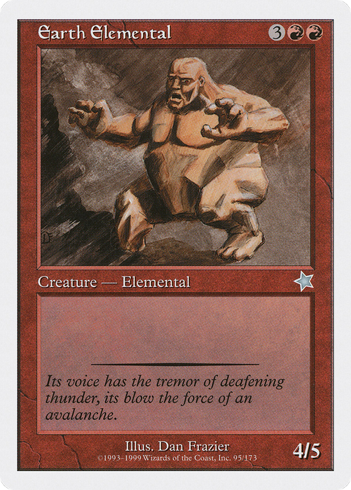 Earth Elemental (S99-095) - uncommon