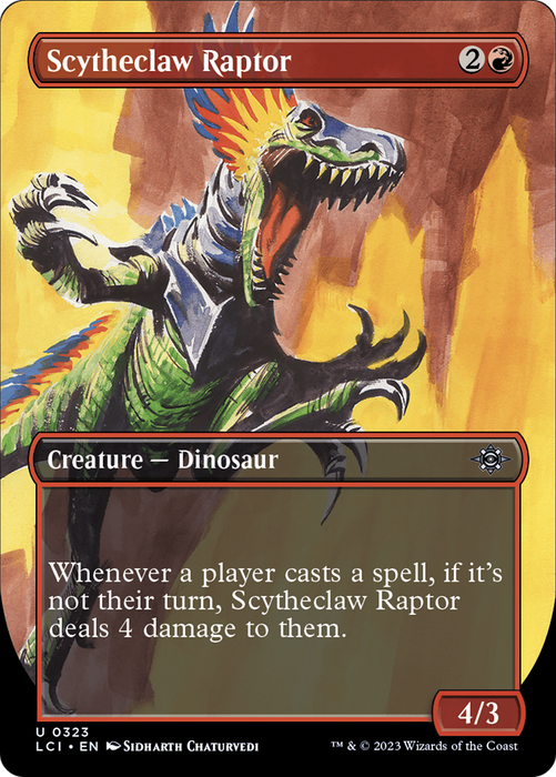 Scytheclaw Raptor (LCI-323) - uncommon (Borderless) - Foil