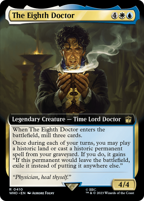 The Eighth Doctor (WHO-410) - rare: (Extended Art) - Foil