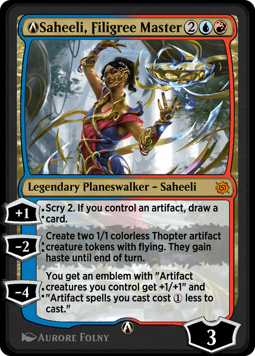 A-Saheeli, Filigree Master (BRO-A-219) - mythic