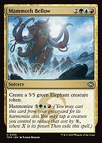 Mammoth Bellow (TDM-205) - uncommon - Foil