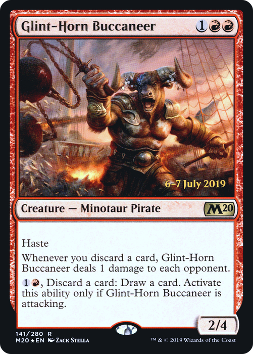 Glint-Horn Buccaneer (PRE-141S) - rare - Foil