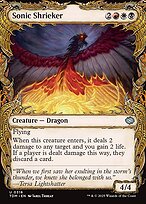 Sonic Shrieker (TDM-318) - uncommon: (Showcase) - Foil