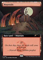 Mountain (SLD-1367) - rare: (Extended Art) - Foil