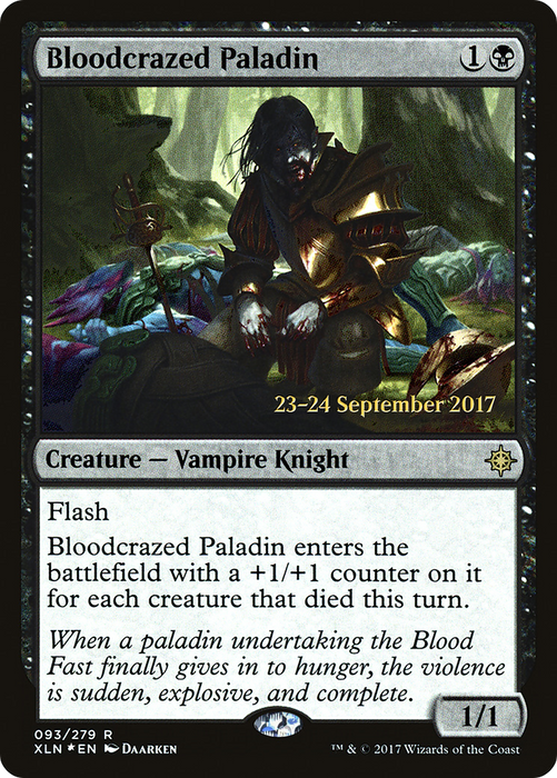Bloodcrazed Paladin (PRE-93S) - rare - Foil