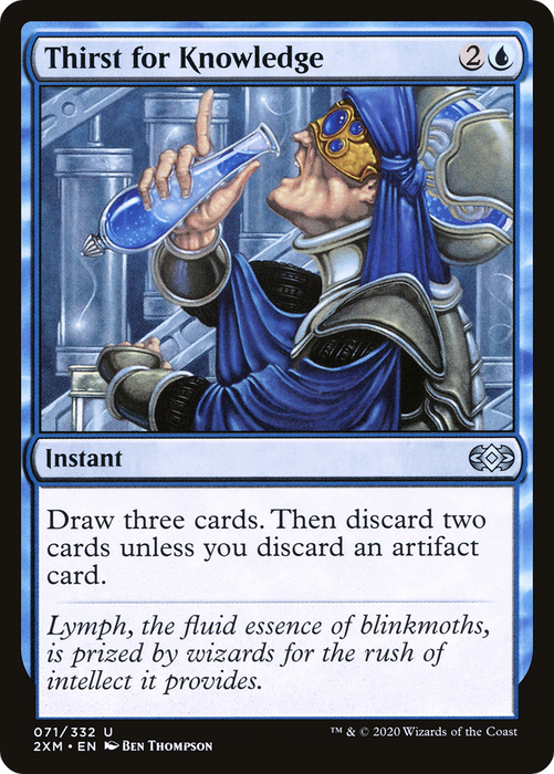 Thirst for Knowledge (2XM-071) - uncommon - Foil
