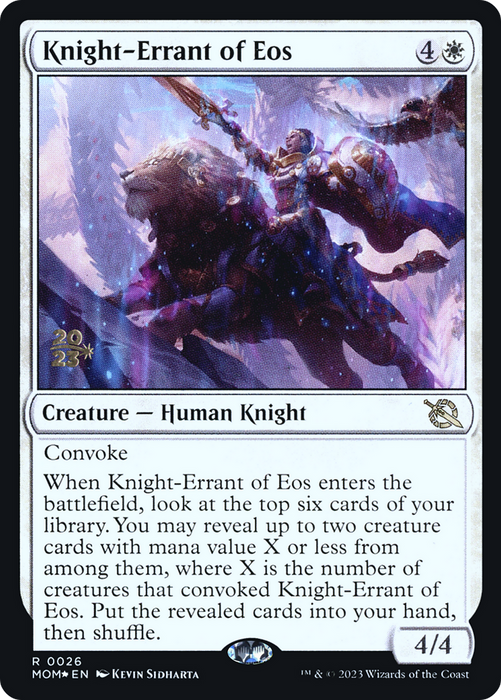 Knight-Errant of Eos (PRE-26S) - rare - Foil