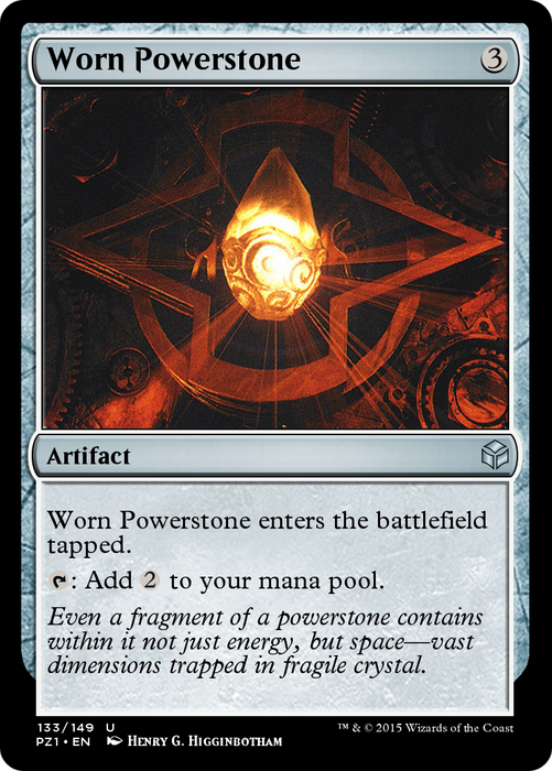 Worn Powerstone (PZ1-133) - uncommon - Foil
