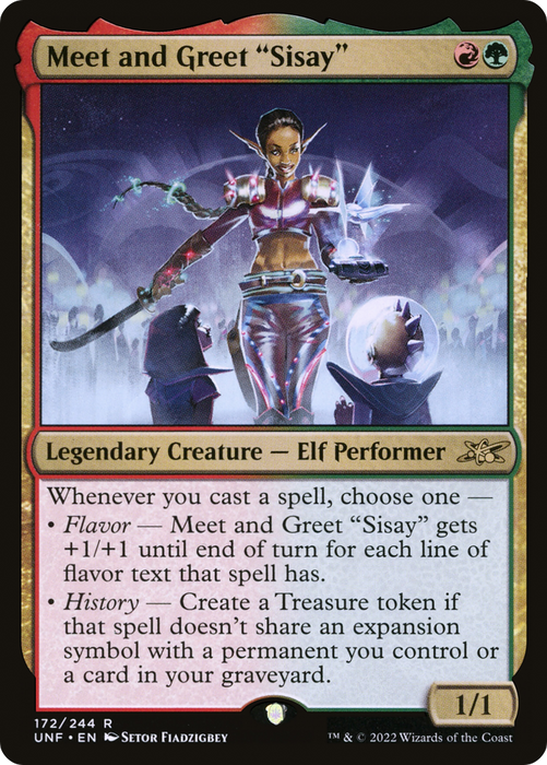 Meet and Greet "Sisay" (UNF-172) - rare - Foil