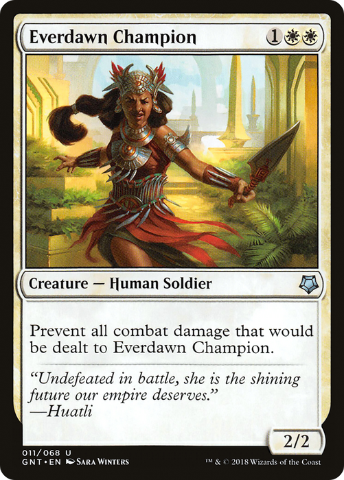 Everdawn Champion (GNT-011) - uncommon