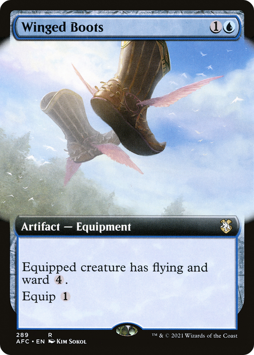 Winged Boots (AFC-289) - rare: (Extended Art)