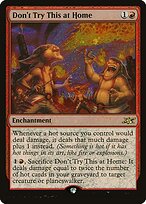 Don't Try This at Home (UNF-391) - rare - Foil