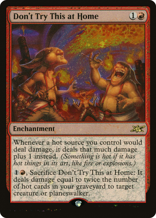 Don't Try This at Home (UNF-391) - rare - Foil