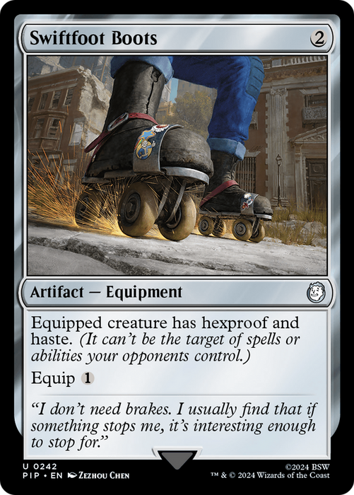 Swiftfoot Boots (PIP-242) - uncommon - Foil