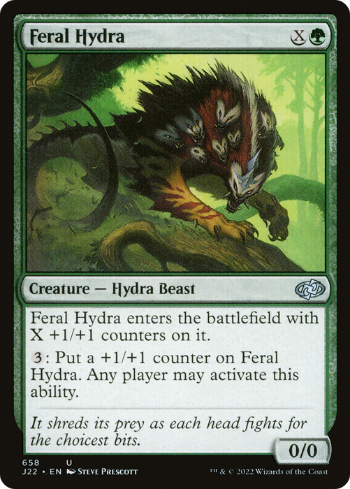 Feral Hydra (J22-658) - uncommon