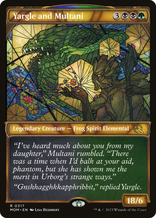 Yargle and Multani (MOM-317) - rare: (Showcase)