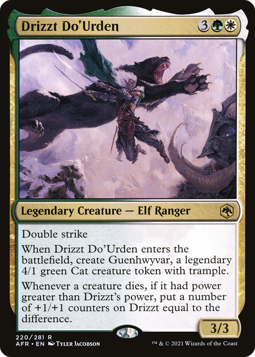 Drizzt Do'Urden (AFR-220) - rare - Foil