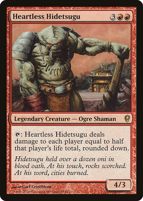 Heartless Hidetsugu (CNS-144) - rare - Foil