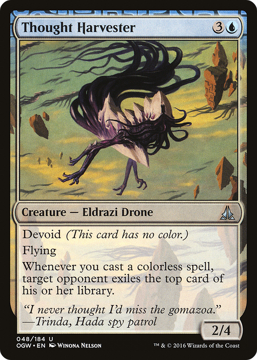 Thought Harvester (OGW-048) - uncommon: (devoid)
