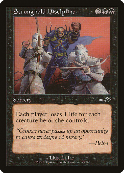 Stronghold Discipline (NMS-073) - common - Foil