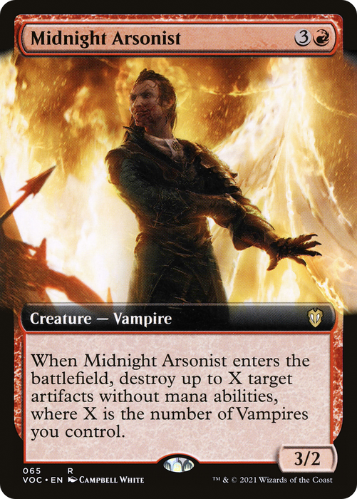 Midnight Arsonist (VOC-065) - rare: (Extended Art)