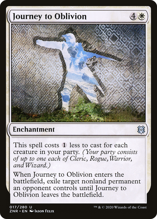 Journey to Oblivion (ZNR-017) - uncommon - Foil