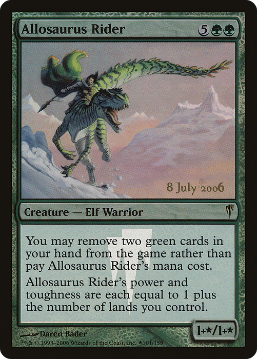 Allosaurus Rider (PRE-101★) - rare - Foil