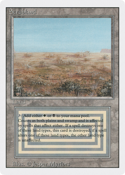 Scrubland (3ED-286) - rare