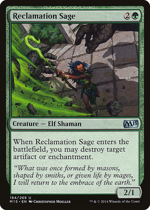 Reclamation Sage (M15-194) - uncommon - Foil