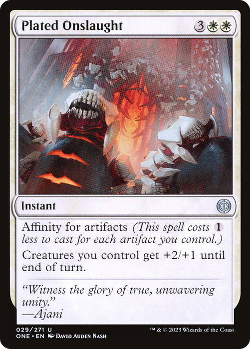 Plated Onslaught (ONE-029) - uncommon