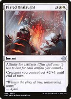 Plated Onslaught (ONE-029) - uncommon - Foil