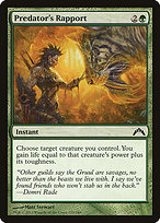 Predator's Rapport (GTC-129) - common - Foil