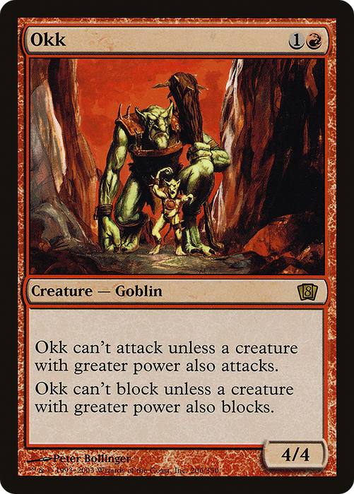 Okk (8ED-206★) - rare - Foil