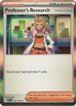 Professor's Research (189/198) - SSVBS  - Rare - Reverse Holofoil