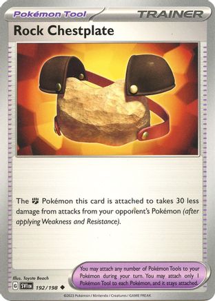 Rock Chestplate (192/198) - SSVBS  - Uncommon