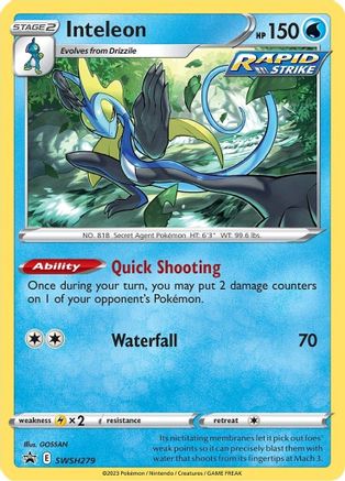 Inteleon (SWSH279) - SSSPC  - Promo - Holofoil