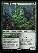 Bramble Familiar // Fetch Quest (WOE-164) - rare