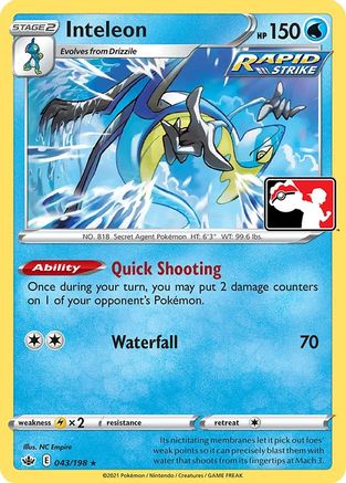 Inteleon (43) (043) - PPSC  - Rare - Holofoil