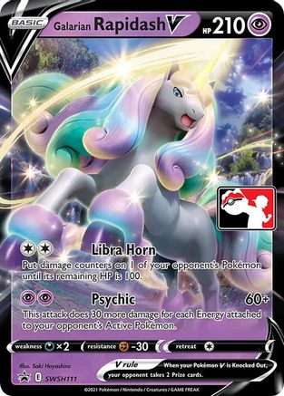 Galarian Rapidash V () - PPSC  - Promo - Holofoil
